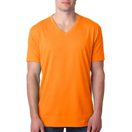 Hot sale 100% cotton V neck T-shirt Mens 180 GSM V neck contrast trim t shirt mixed sizes and colors