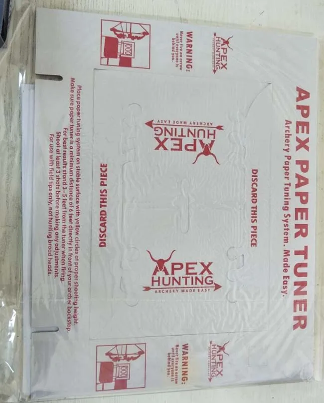 Outdoor Archery Paper Tuning System 3d Shooting Targets
