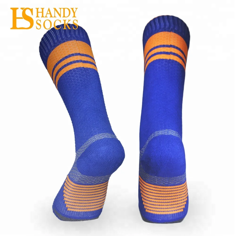 
Custom soccer cushion best compression wholesale knitting socks 