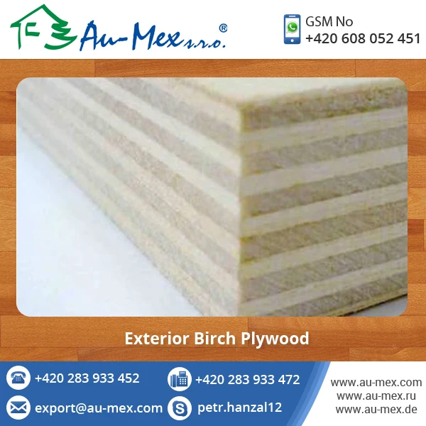 Hard Surface Exterior Birch Plywood at Affordable Price