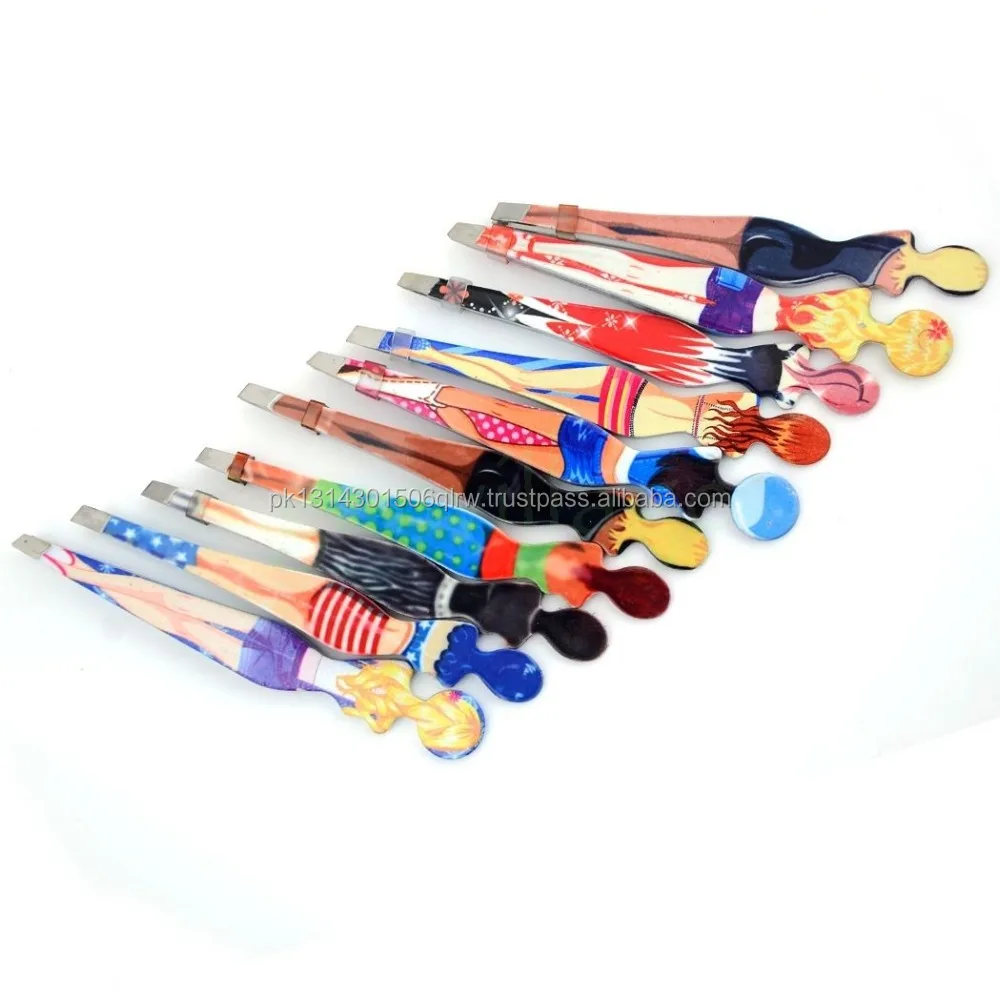 Tweezers doll pattern coated