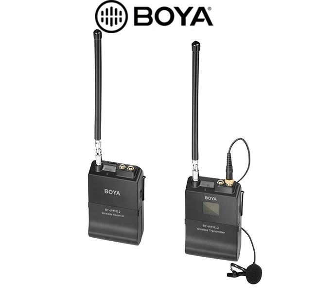 
 BOYA BY-WFM12 12-канальный беспроводной микрофон для смартфона планшета DSLR видеокамера аудио usb-осциллограф для ПК  