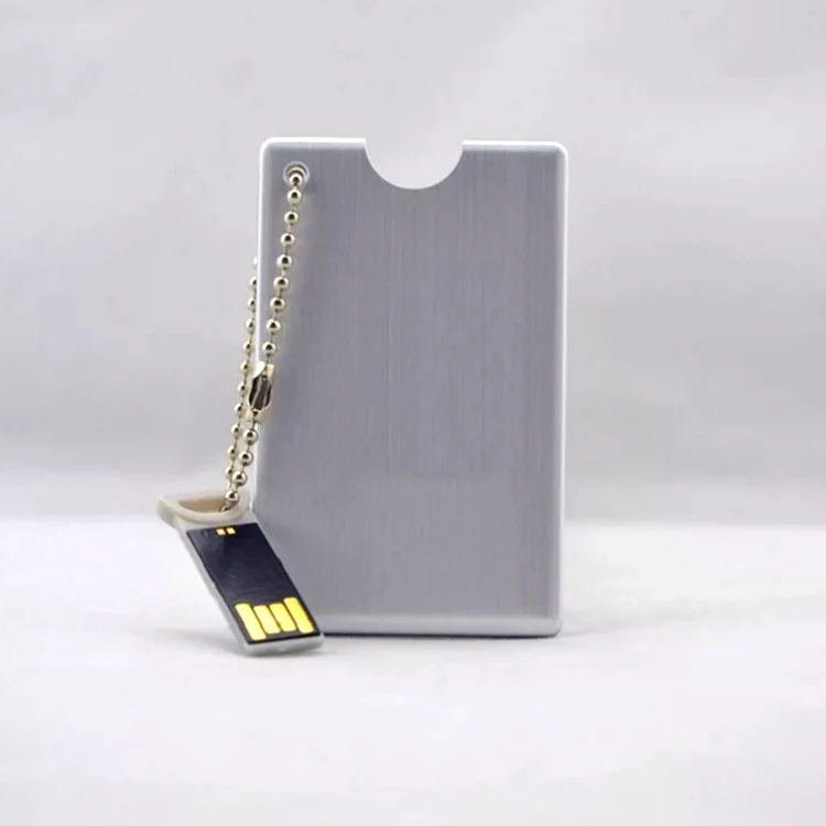 metal OEM/ODM metal credit card usb stick 1gb 2gb 4gb 8gb 16gb 32gb usb flash memory cards