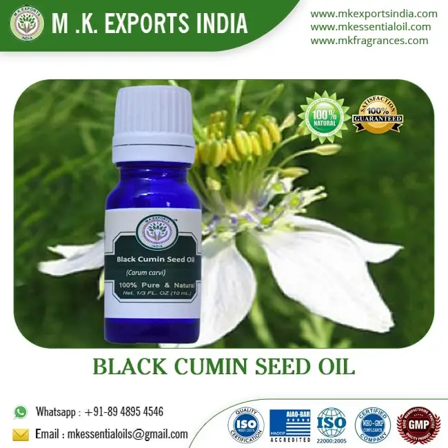 100% Pure Natural Black Cumin Seed Oil