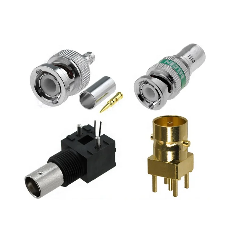 Good quality mini pcb waterproof coaxial male female CCTV cable RG11 RG174 RG316 RG58 RG6 LMR19 RF BNC connector