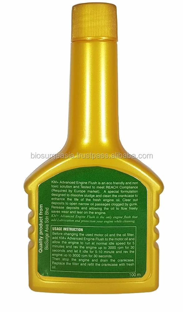 KM+ Advanced Engine Flush - Lubricates & Protects Engine