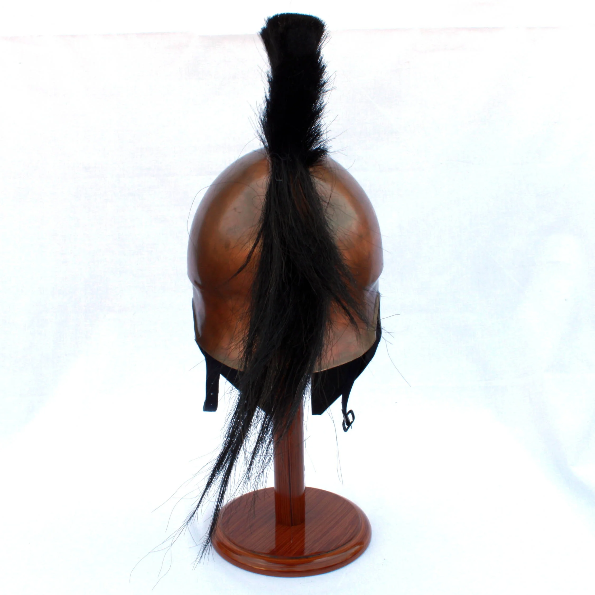 High Quality Selling 300 Spartan Leonidas Ancient Vintage Greek Italo Corinthian Helmet with Black Plume SAIWH915
