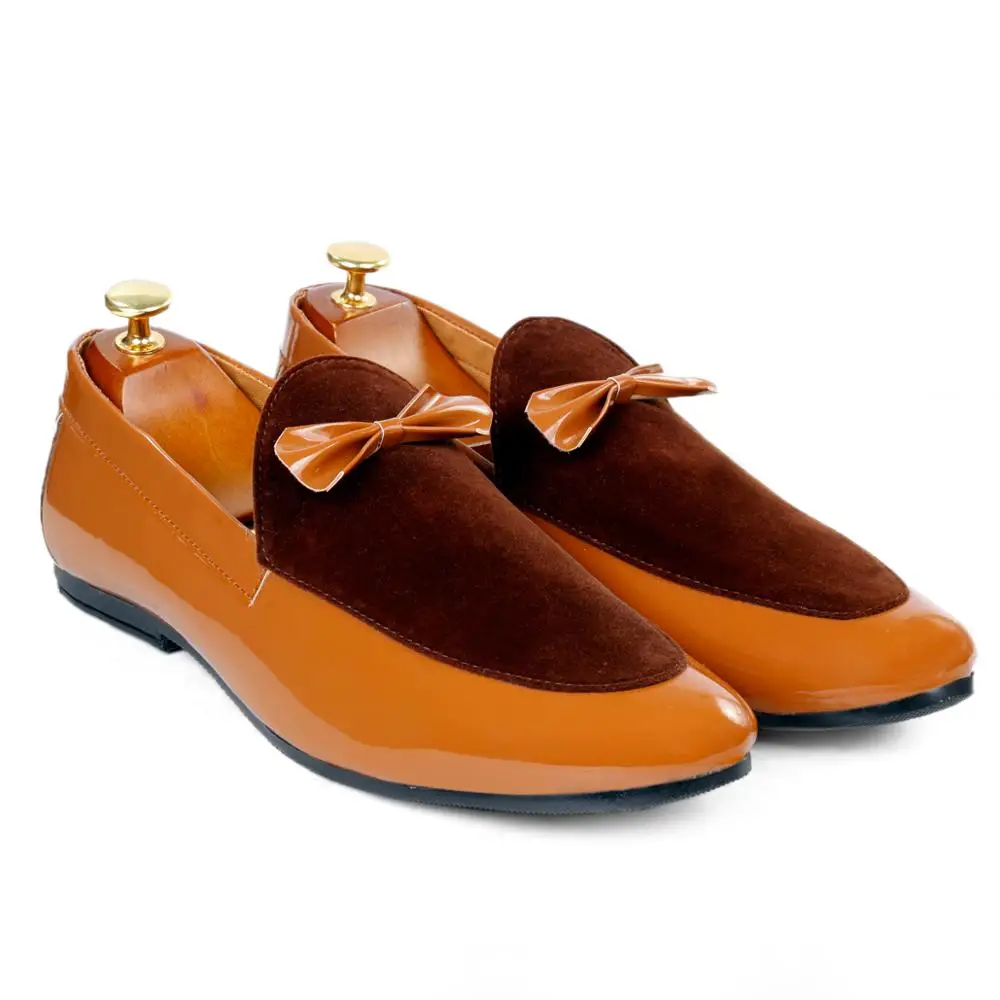 
Wholesale custom made party wear formal PU leather dress shoes for men 