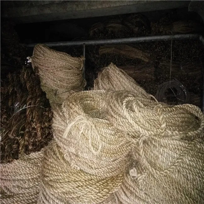 handmade different size of manila abaca rope used for animal tie pure flower packing  nature fiber rope