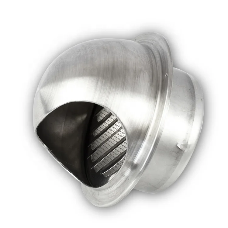 Stainless Steel Round Duct Air Mushroom Vent Cover Diffuser Grill