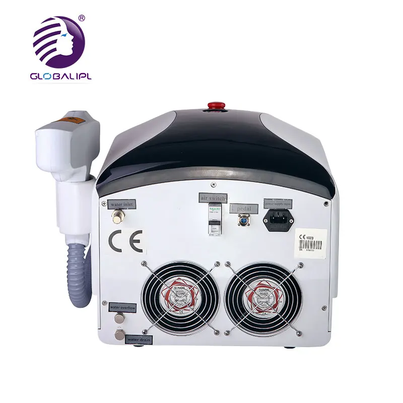 ND YAG All Skins Resurfacing 1064 532nm Laser Tattoo Removal Aesthetic Device