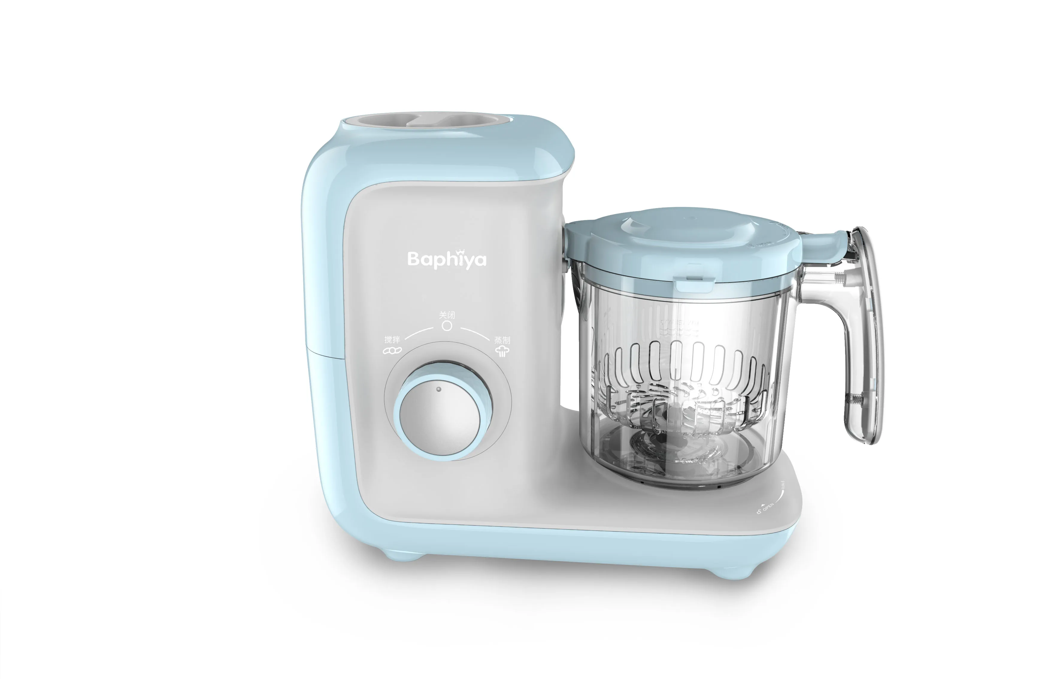 Neat design Baphiya Mechanical baby food blender 5 in 1 baby food mixer puree cook