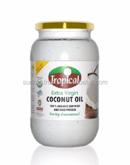 ORGANIC VIRGIN COCONUT OIL  it is a clear thin liquid oil. Unrefined varieties have a distinct coconut aroma