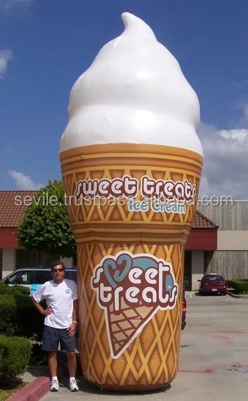 
Cheap Advertising Inflatable Ice Cream Cone, Attractive Inflatable Ice Cream Cone 