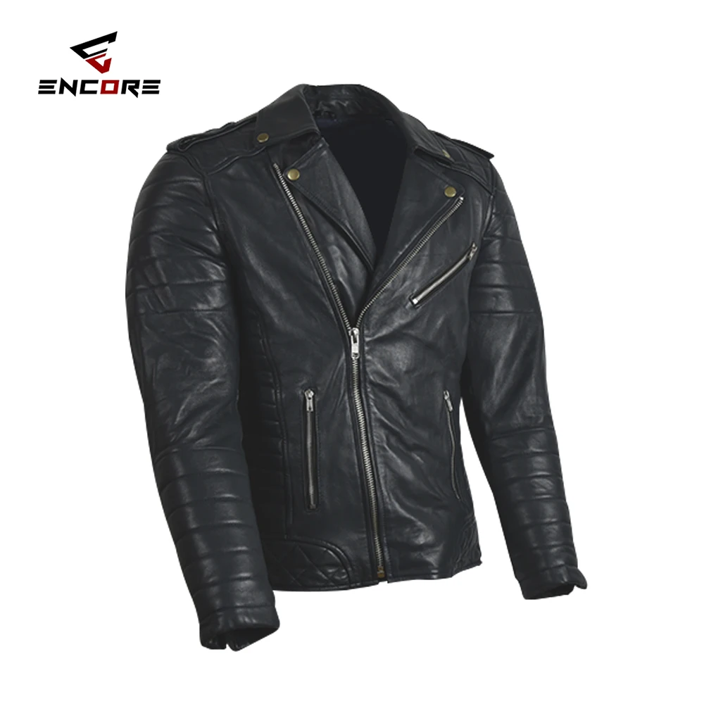 High Tech Gear Motorcycle Men Leather Jackets , Top Quality Men Sheep Leather Fashion Jackets