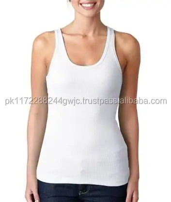 2024 Custom Wholesale Slim Fit Tank Tops with High Quality/Fashionable Women Stringer Cheap Tank Top