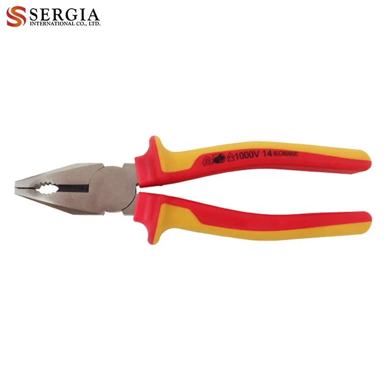 Taiwan Universal Pliers Hand Tools 6 7 8 Inch VDE Pliers