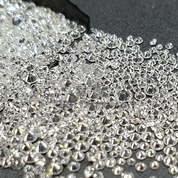 VS чистый белый F G цвет натуральный 1,7 до 2,7 мм алмаз россыпью Меле круглые огранки полированные алмазы от производителя