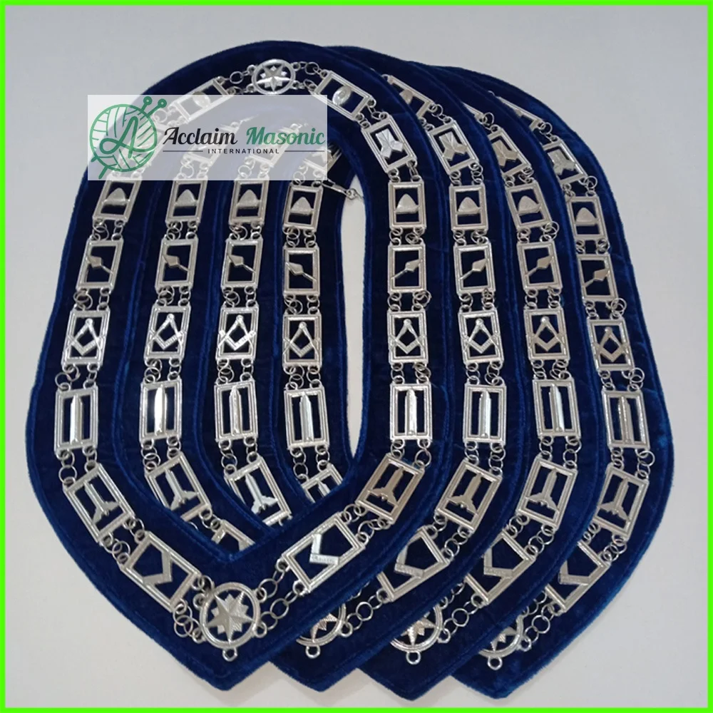 Masonic Regalia Blue Lodge Chain Collar