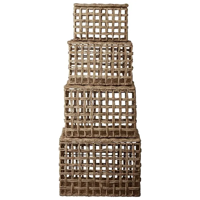 Spring&Summer 2019 high quality handmade bamboo rattan basket BK201903 ACHIO Vietnam manufacturer SGS, INTERTEK