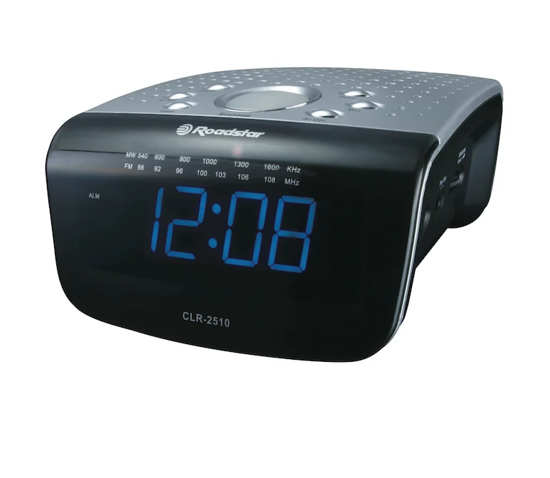 CT-387 Red LED Digital AM FM PLL Digital Tuning Radio With 20 Preset Radio Stations Dual Alarm Clock Radio