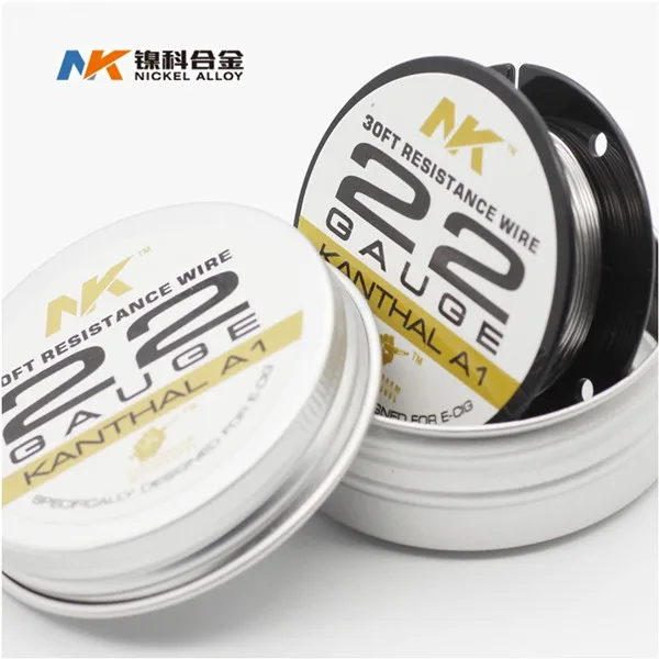 NK best quality awg 20 22 24 26 28 30 32 34 36 38 40 42 gauge A1 vape wire for ecig