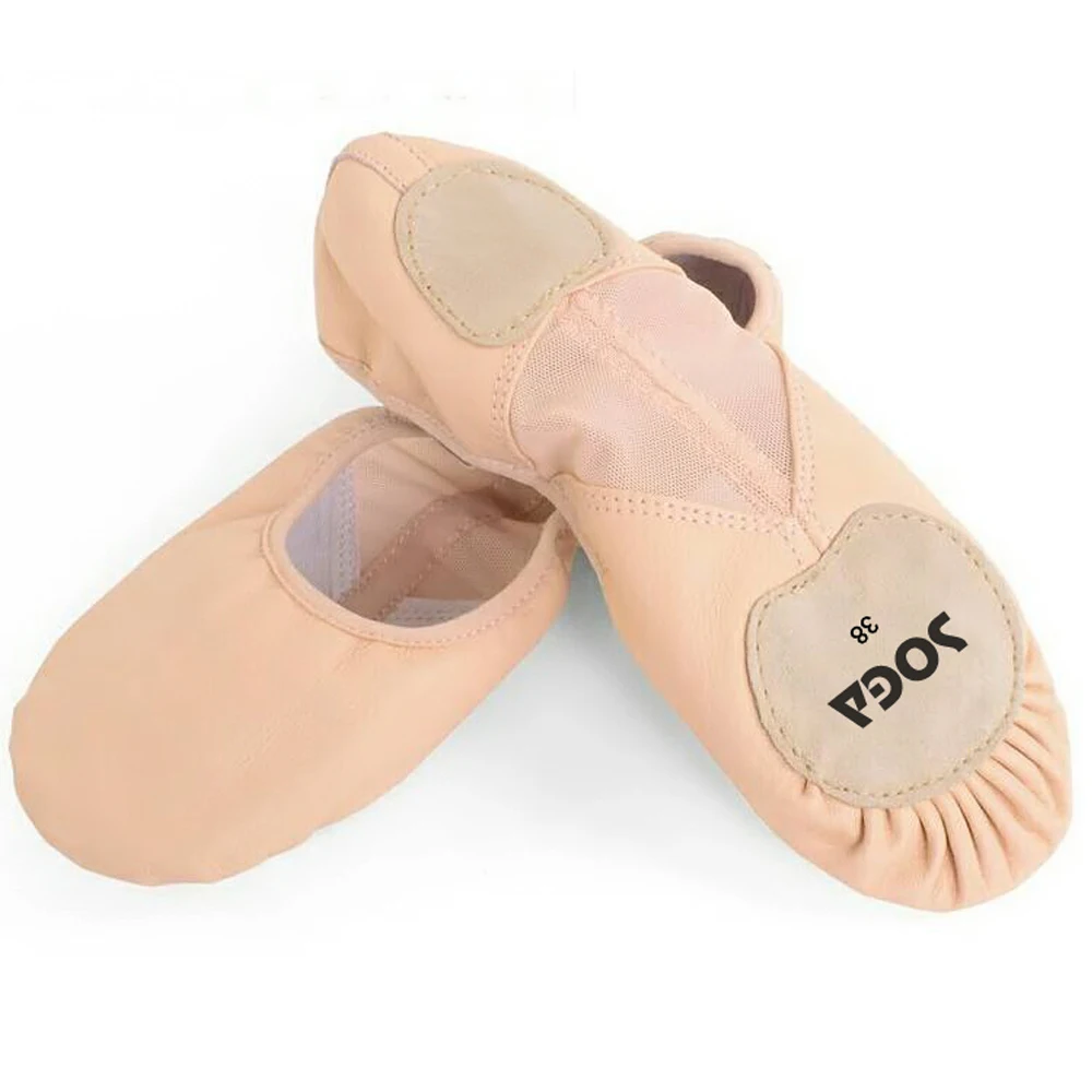 
PROARCH LEATHER BALLET SHOES Girls Split Sole Canvas Ballet Slipper/Ballet Shoe/Yoga Dance Shoe (Kid/Women) 