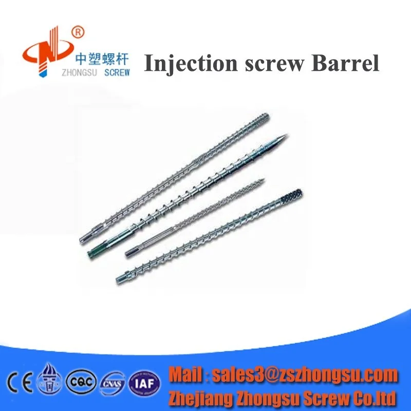 38CrmoAlA Full Hardness Injection screw barrel /injection machine screw barrel