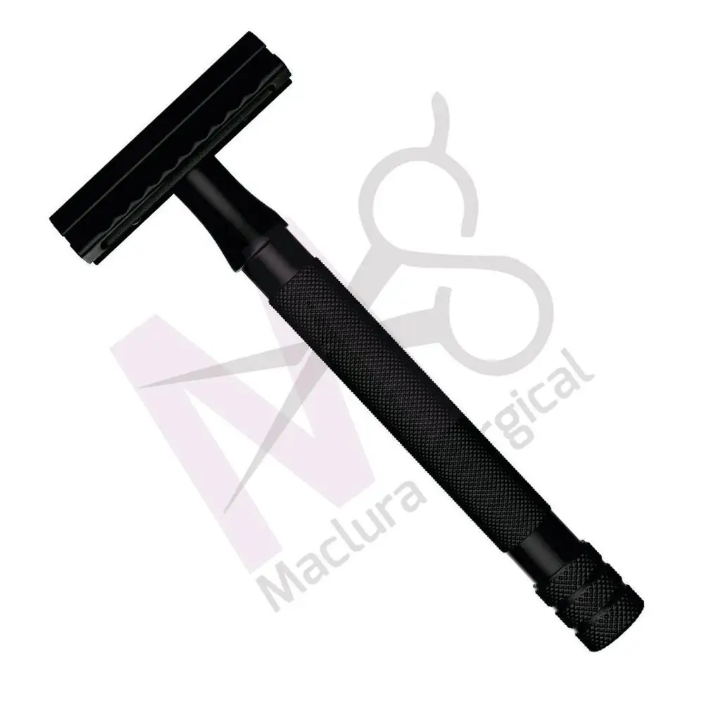 Matte black shaving safety razors MSE 24 customize razor double edge safety razor