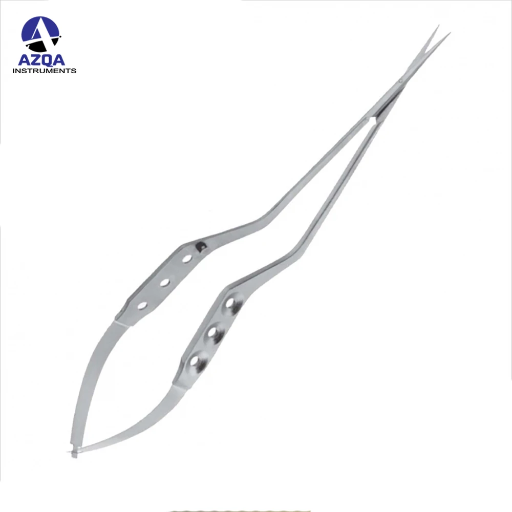 Small Blades Spring Scissors Multi Function Scissors Dental Ophthalmic Micro Dissecting Curved Spring Scissors