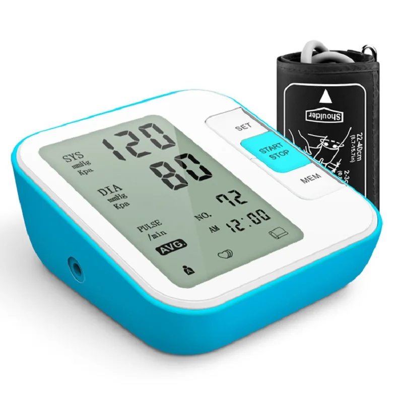 
Medical Supplies Cheapest Digital Blood Pressure Monitor Arm Type Made in China Monitor de pressao 