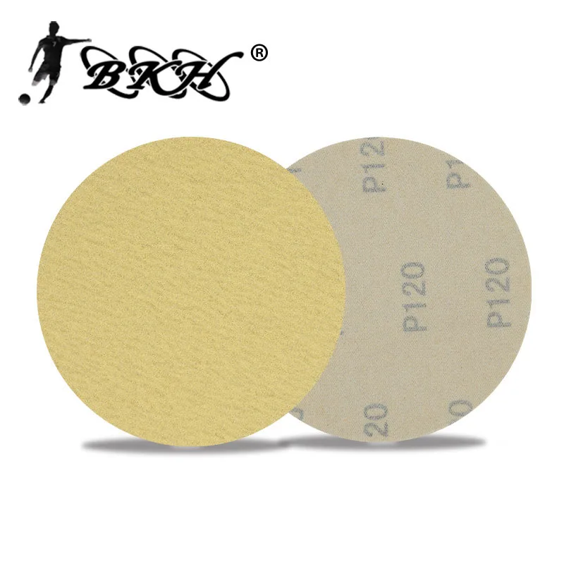 BKH Yellow Color Sanding Disc For Power Tool Sanding Paper Abrasive Disc Sand Paper