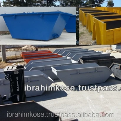 
6 cbm Metal Skip container bucket type bin 