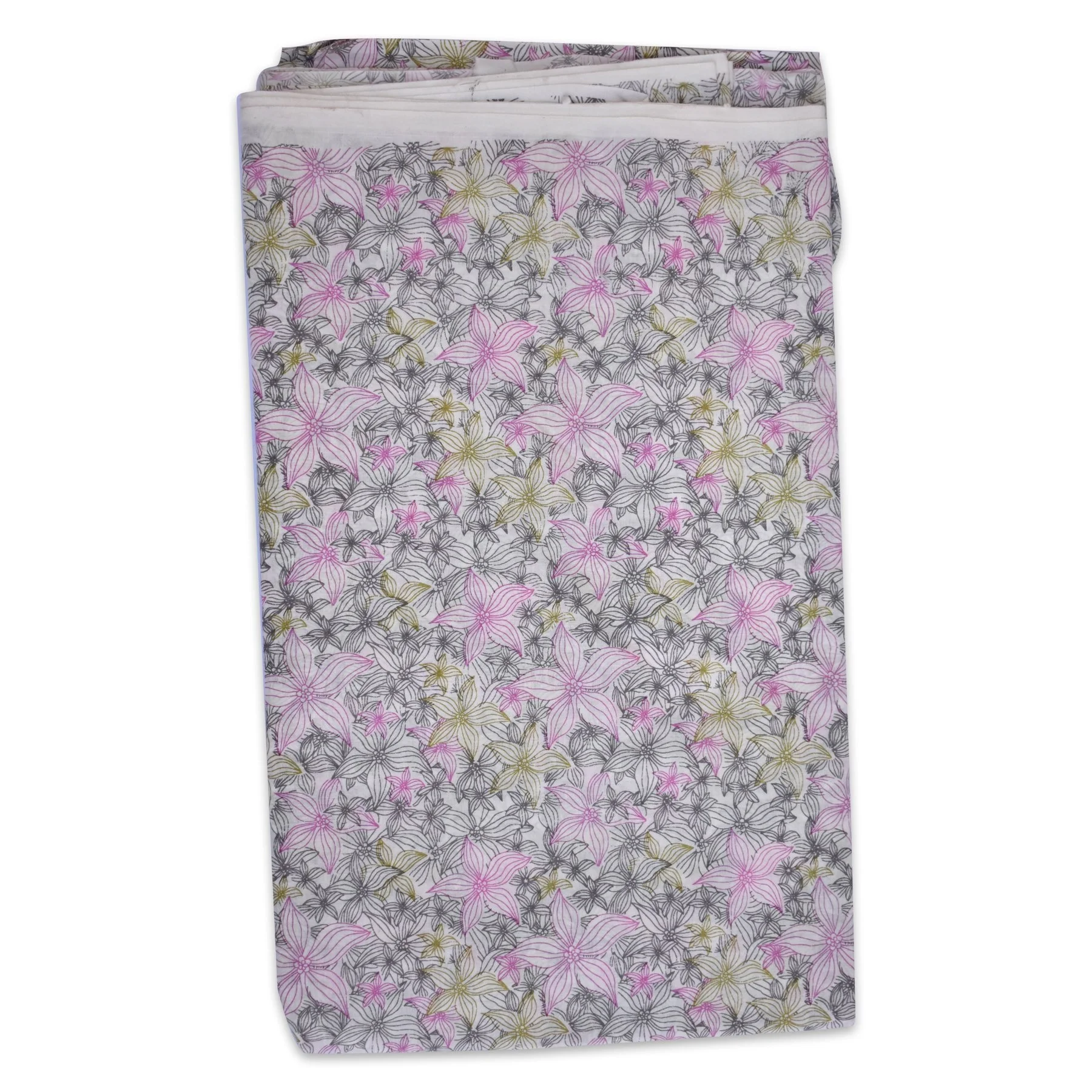 Indian Customize Handmade Block Floral Printed Cotton Fabric High Strength Personalized  Home Decorative Clothing Wholesale