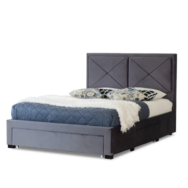 2019 Modern Design Cezanne 2+1 Storage Drawer Bed