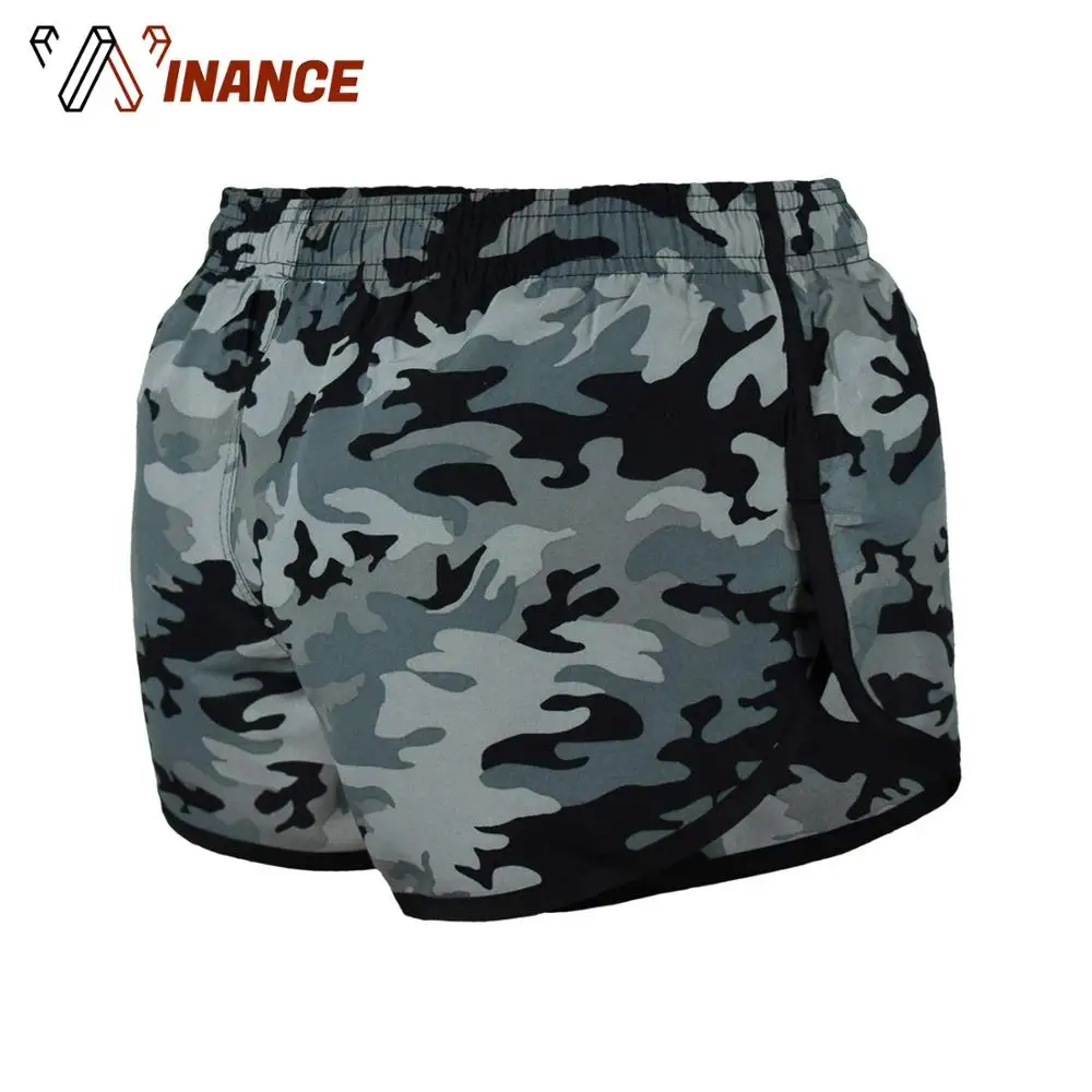 High Quality Mens Running Short Full Sublimation Camo Print, Custom Running shorts