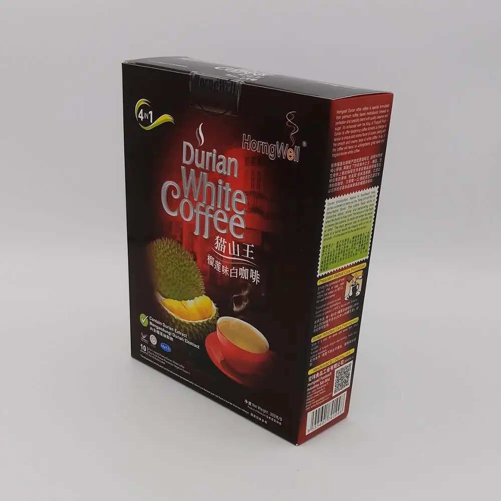 
4 In 1 Malaysia Premium Famous Durian White Coffee 