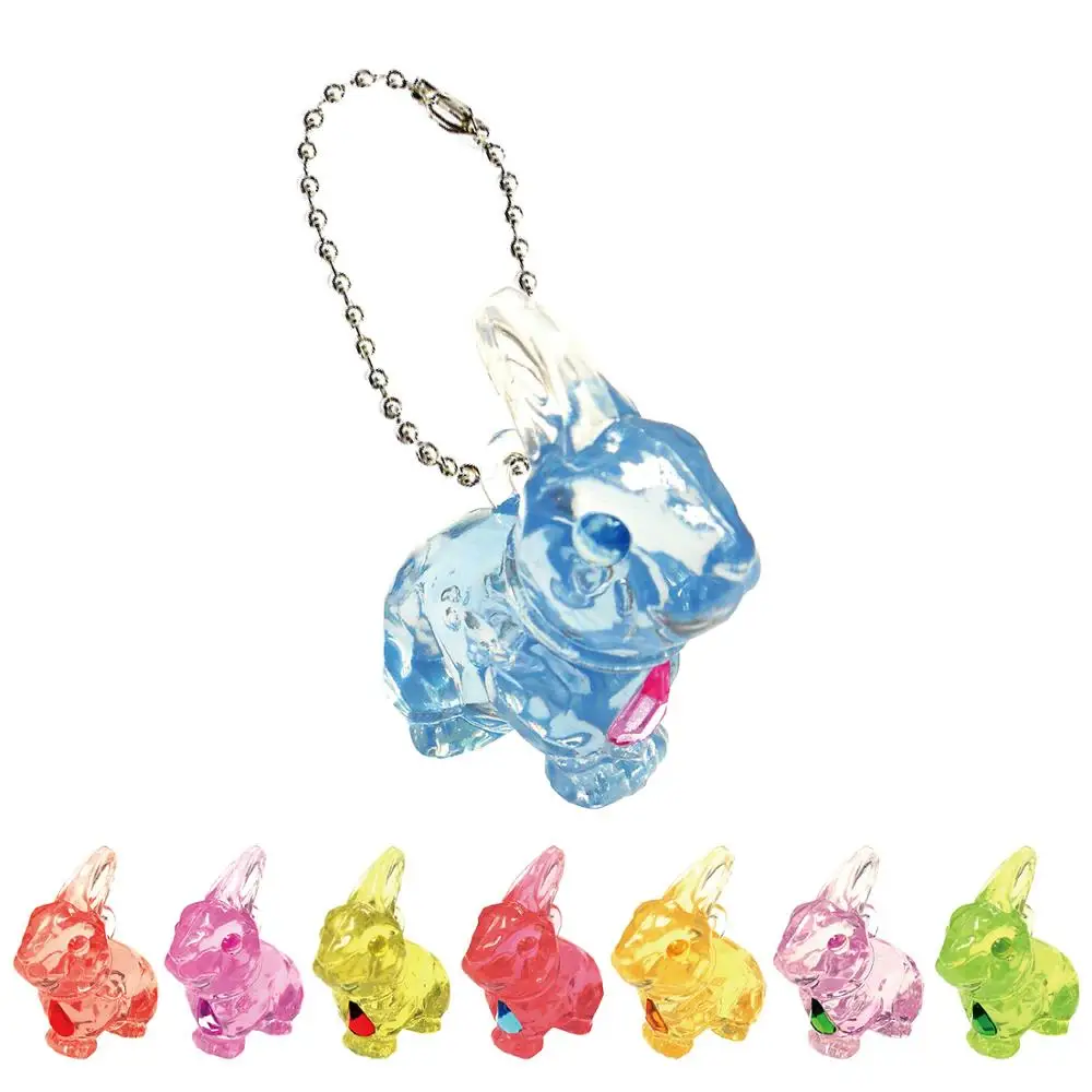 Novelty Wedding Souvenir Sculpture Mini Vending Capsule Surprise Egg Craft Gift Crystal Animal Rabbit Shape Charm Small Toy