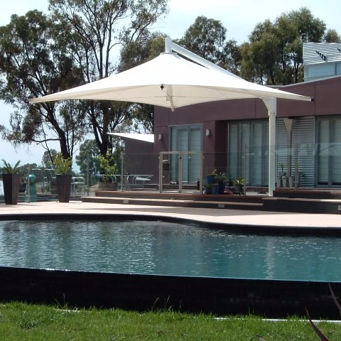 Custom swimming pool membrane umbrella/outdoor tensioning umbrella