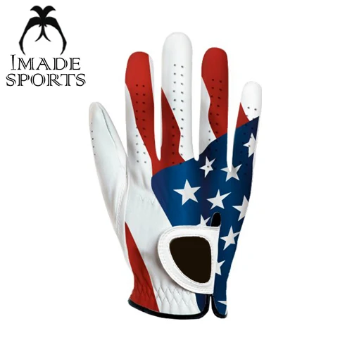 Printed woman golf gloves Left and right