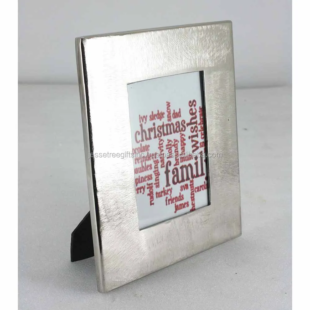 Modern Style Metal & Glass Tabletop Photo Frame With Black Powder Coating Finishing Best Quality For Home Decoration