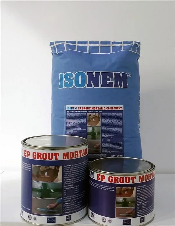 ISONEM EP GROUT MORTAR EPOXY GLUE, GROUT MORTAR, SOLVENT FREE, ENVIRONMENTALLY FRIENDLY