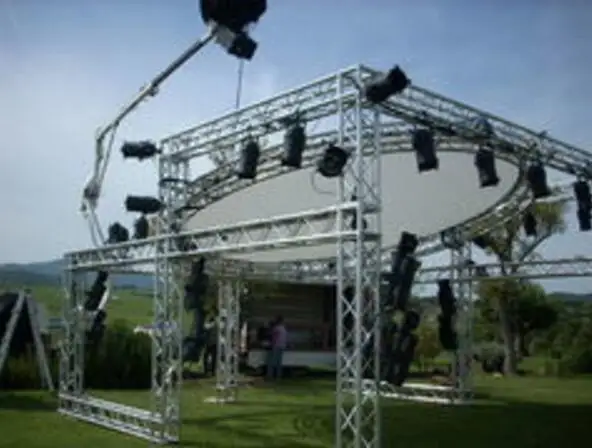 Aluminum concert stage lighting beam truss display