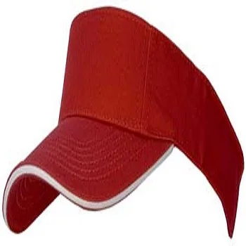 Waterproof black breathable sun cap visor hat