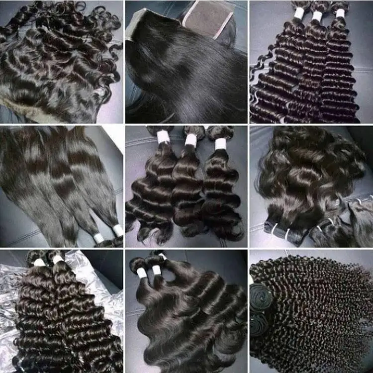 Wholesale Vietnamese factory price natural wavy raw hair, 100% virgin remy hair