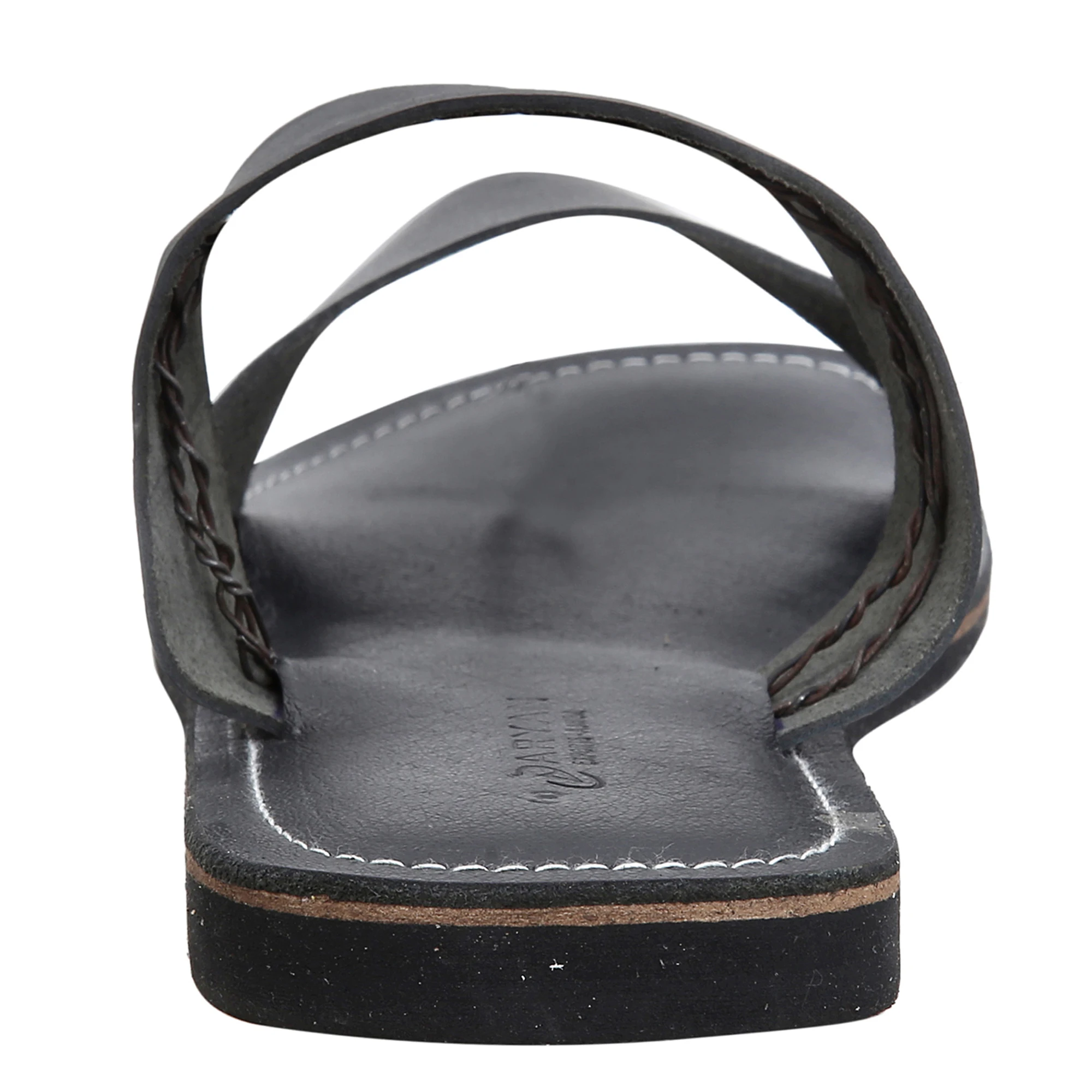 Real Leather Footwear Men Flat Flip Flop Beach Wholesale Real Leather Slipper