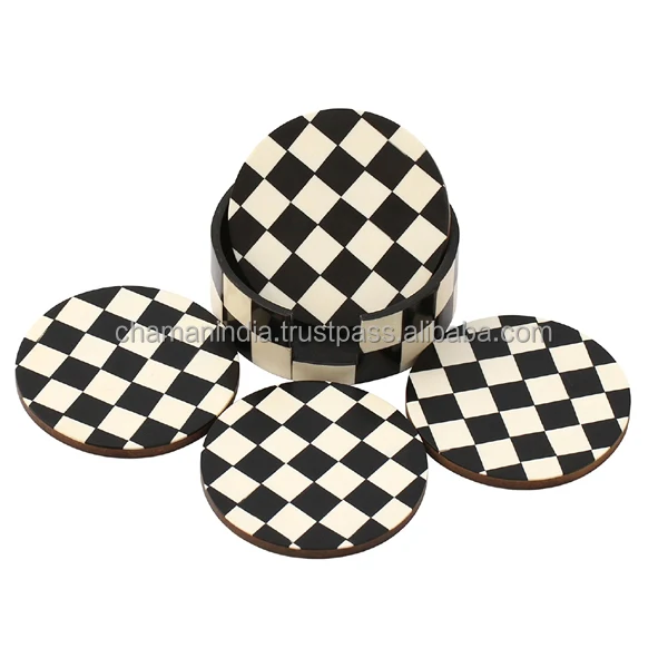 Деревянные подставки для напитков 4