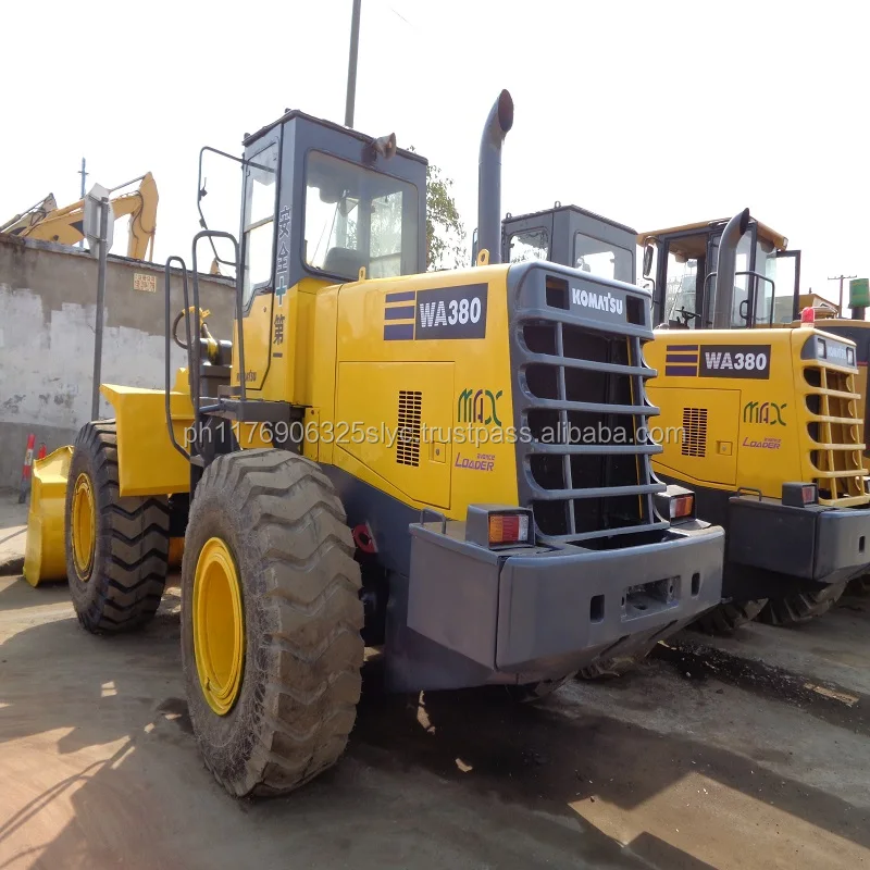 Used Japan komatsu WA380 wheel loader , Komatsu front end loader made in Japan