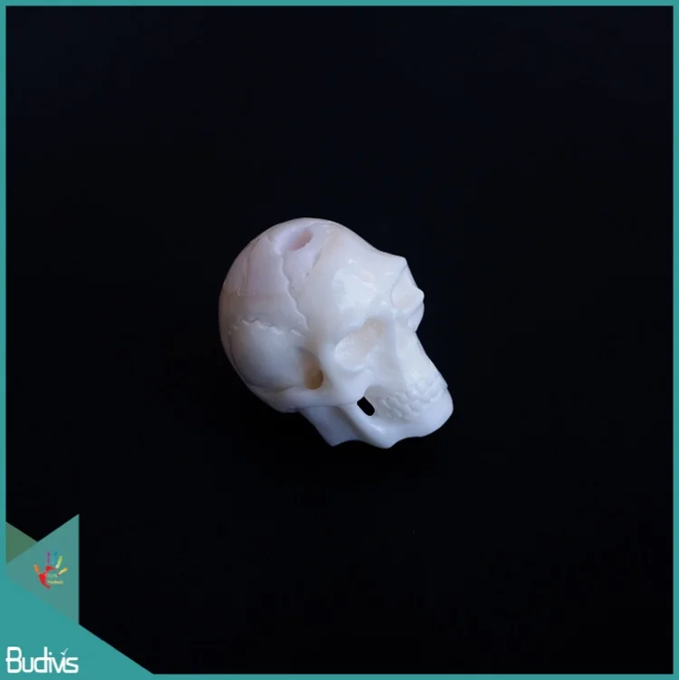 Affordable Ox Bone Craft Skull Beads, Skull Pendant 100% Cow Bone in Handmade Jewelry Making