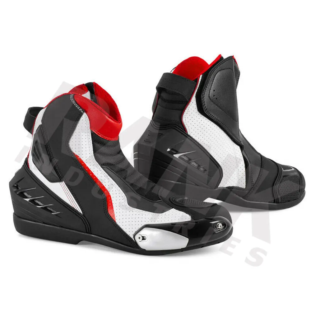 Мотоциклетные кожаные короткие ботинки для мужчин, сделано в Пакистане, Самые продаваемые мужские мотоциклетные короткие ботинки